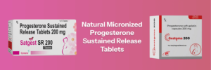 Natural Micronized Progesterone Sustained Release Tablets